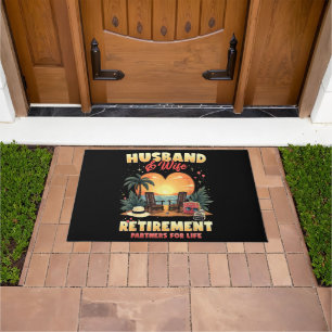 Husband and Wife Retirement Doormat