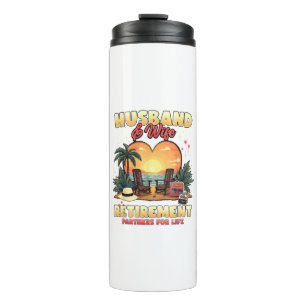 Husband and Wife Retirement Thermal Tumbler