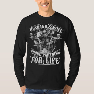 Husband And Wife Riding Partners For Life T-Shirt