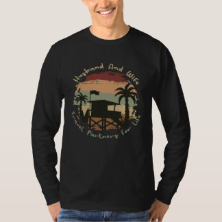 Husband And Wife Travel Partners For Life Cruising T-Shirt
