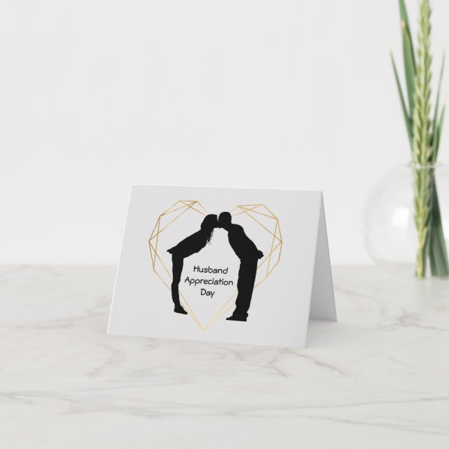 Husband Appreciation Day Customise Card (Front)