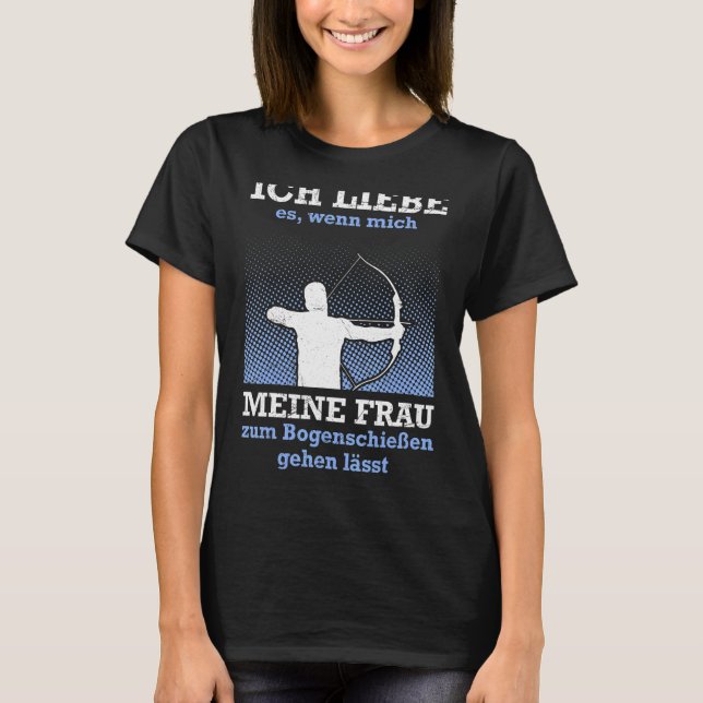 Husband Archer Dad Archery Men T-Shirt (Front)