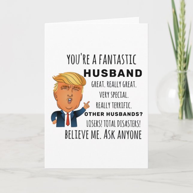 Husband Best Gift Card (Front)