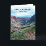Husband Birthday Big Horn Mountains Wyoming Card<br><div class="desc">Birthday greeting card for a husband. A photo of somewhere in the Big Horn Mountains in Wyoming,  U.S.A.  Wishing you another year of great adventures. Happy Birthday! Art,  image,  and verse copyright © Shoaff Ballanger Studios,  2023.</div>