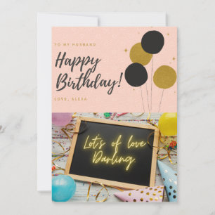 Husband Birthday Card