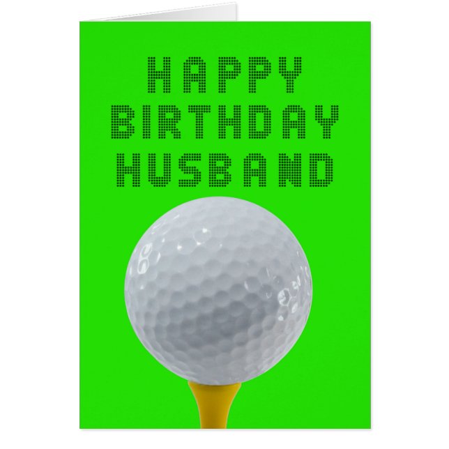 Husband Birthday Golf (Front)