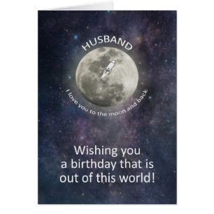 Husband Birthday To The Moon And Back