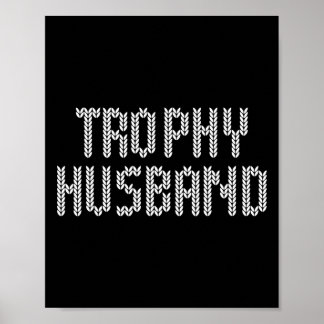 Husband Christmas Pajama Cool Trophy Dad Groom X-m Poster