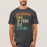 Husband dad 60 year old legend 60th birthday T-Shirt<br><div class="desc">Husband dad 60 year old legend 60th birthday retro vintage Gift. Perfect gift for your dad,  mum,  papa,  men,  women,  friend and family members on Thanksgiving Day,  Christmas Day,  Mothers Day,  Fathers Day,  4th of July,  1776 Independent day,  Veterans Day,  Halloween Day,  Patrick's Day</div>