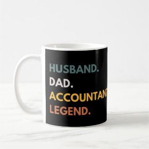 Husband Dad Accountant Legend Funny Accounting Coffee Mug