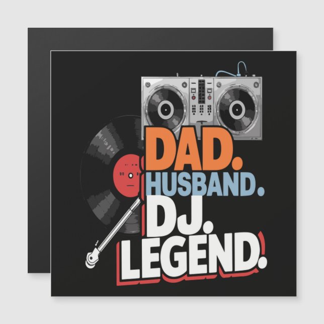 Husband Dad DJ Legend (Front/Back)