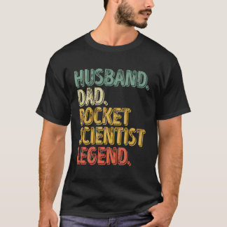 Husband Dad Rocket Scientist Legend Shirt Funny Fa