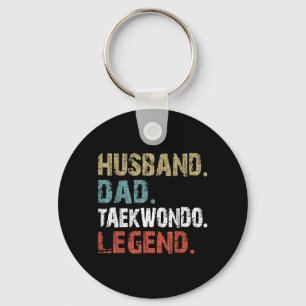 Husband Dad Taekwondo Legend Key Ring