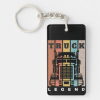Husband Dad Trucker Legend Truck