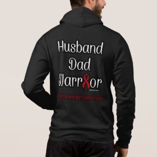 Husband/Dad/Warrior...Brain Aneurysm Hoodie
