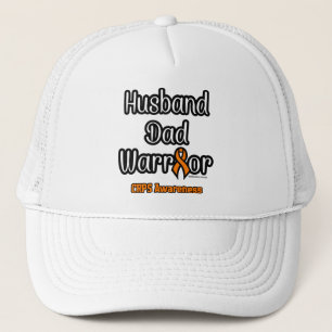 Husband Dad Warrior...CRPS Trucker Hat