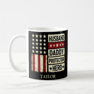 Husband Daddy Protector Hero Coffee Mug