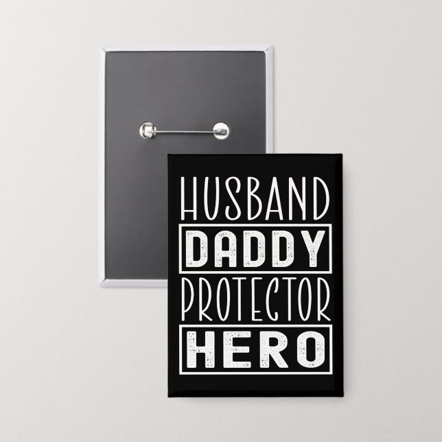 Husband Daddy Protector Hero Veteran Dad  (Front/Back)