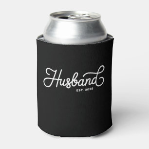 Husband Est 2026 Wedding Just Married Honeymoon Can Cooler