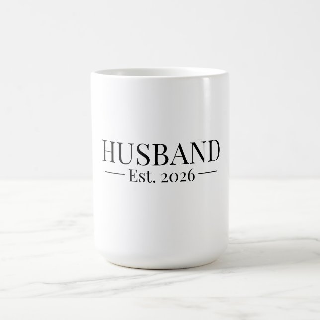 Husband Established 2026 Coffee Mug (Center)