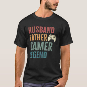 husband father gamer legend  vintage gamer dad  ga T-Shirt
