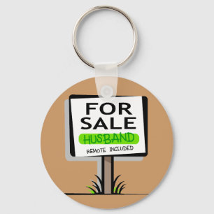 Husband for Sale Key Ring