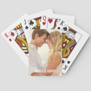 Husband Gift Custom Photo Playing Cards