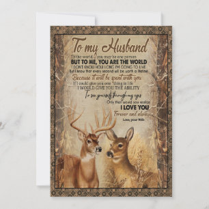 Husband Gift Letter To My Husband rFrom Wife Holiday Card