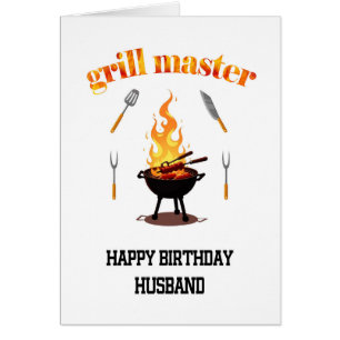 Husband Grill Master Birthday 