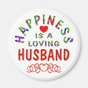 Husband Happiness Magnet