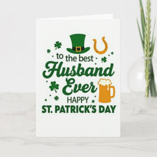 Husband Happy St Patricks Day Card