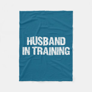 Husband In Training Fleece Blanket