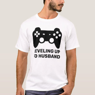 Husband Level Funny Wedding Gamer T-Shirt
