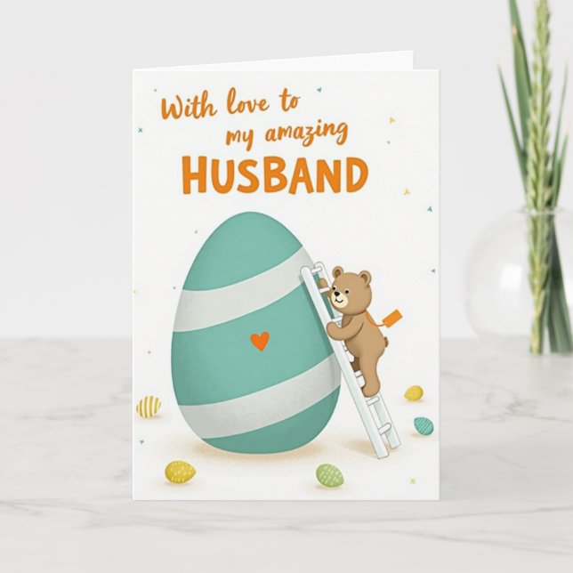 Husband Love Celebration Card (Front)