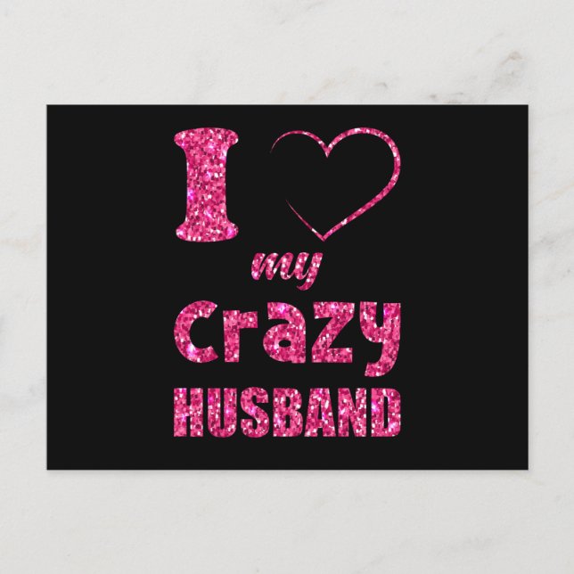 Husband Love Postcard (Front)