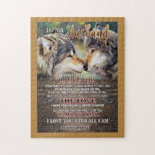Husband Lovers To My Husband I Loved You Jigsaw Puzzle