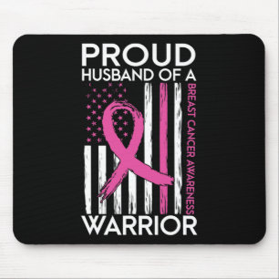 Husband Of A Warrior Breast Cancer Support Squad  Mouse Pad