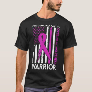 Husband Of A Warrior Overdose Awareness Support Sq T-Shirt