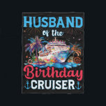 Husband Of The Birthday Cruiser Funny Cruise Birth Fleece Blanket<br><div class="desc">Husband Of The Birthday Cruiser Funny Cruise Birthday Gifts</div>