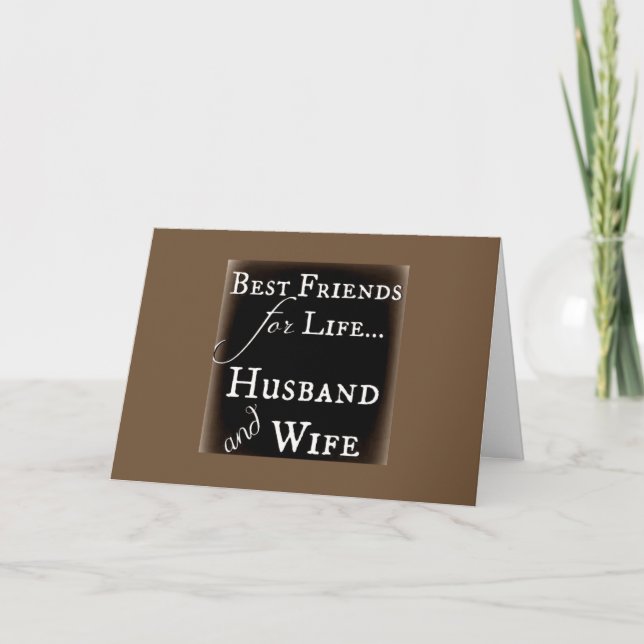 ***HUSBAND*** ON OUR ANNIVERSARY **I LOVE YOU** CARD (Front)