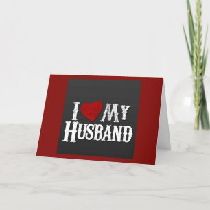 ***HUSBAND*** ON YOUR BIRTHDAY **I LOVE YOU** CARD