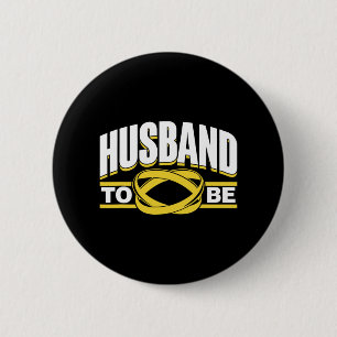 Husband To Be Bride Team Party Groom Bachelor 6 Cm Round Badge