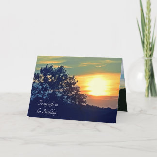 HUSBAND TO WIFE BIRTHDAY card