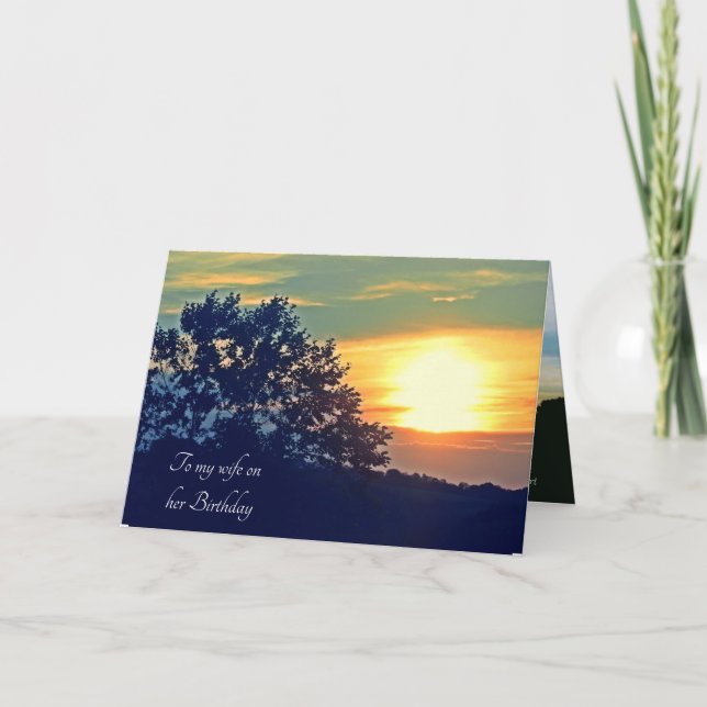 HUSBAND TO WIFE BIRTHDAY card (Front)