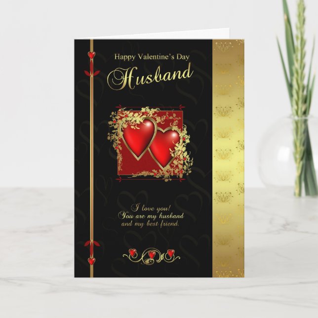 Husband Valentine's Day Card - Happy Valentine's D (Front)
