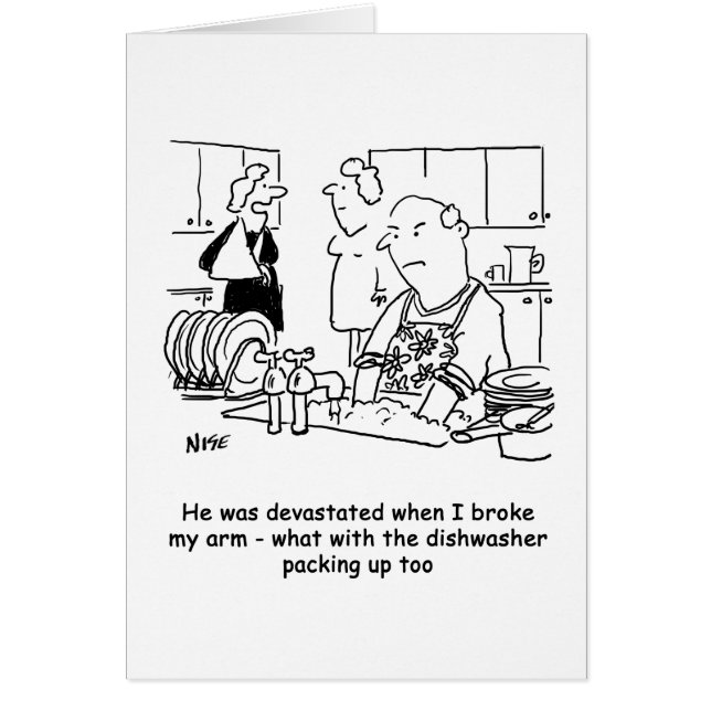 Husband washing the dishes (Front)