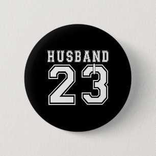 Husband Wife 2023 Matching Engagement Party 6 Cm Round Badge