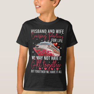 Husband Wife Cruising Anniversary Trip 2025 Honeym T-Shirt