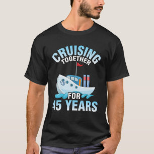 Husband Wife Cruising Together Married Wedding For T-Shirt