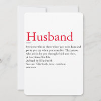 Husband Wife Definition Wedding / Anniversary